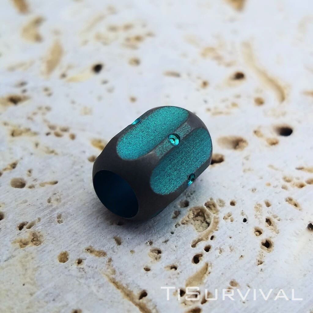Titanium Hex Lanyard Beads - Ti Survival