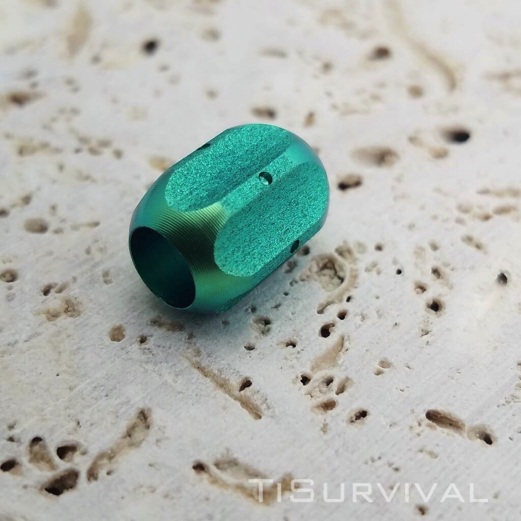 Titanium Hex Lanyard Beads - Ti Survival