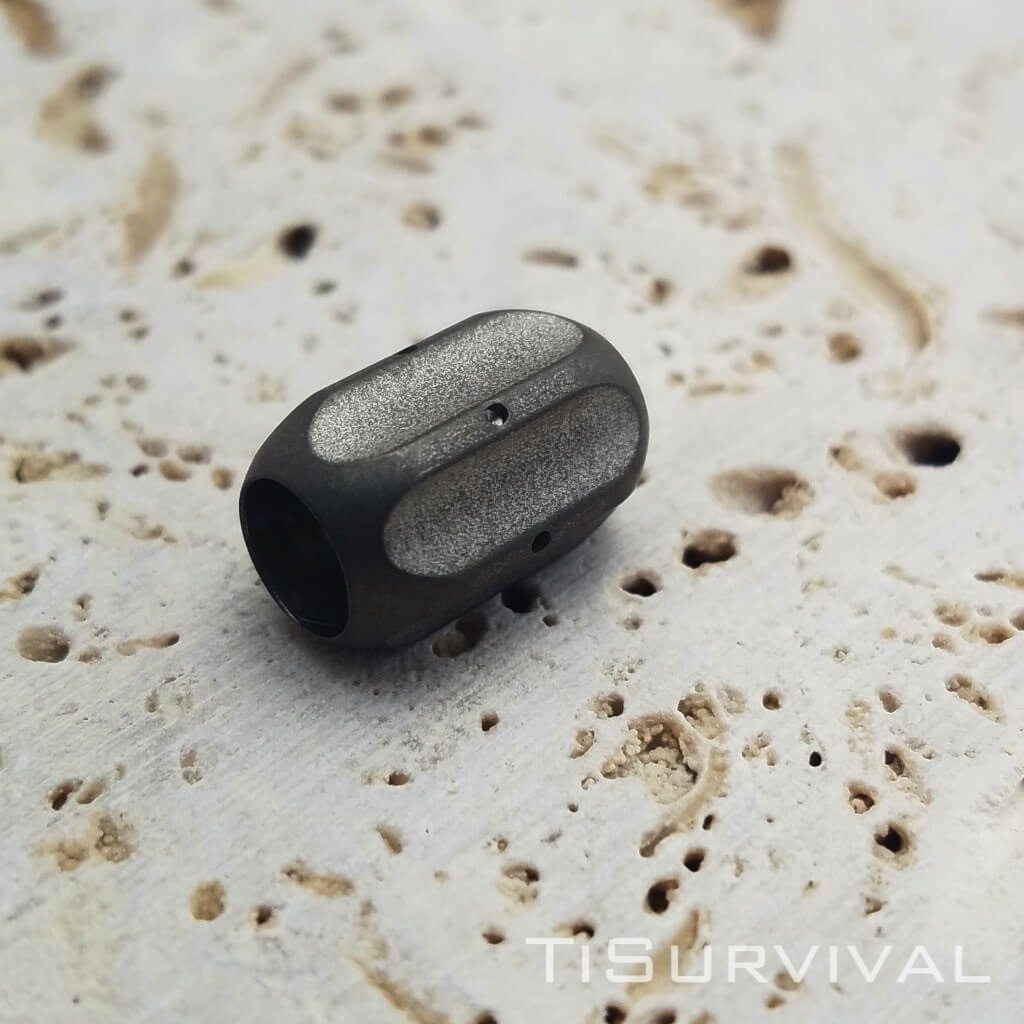 Titanium Hex Lanyard Beads - Ti Survival
