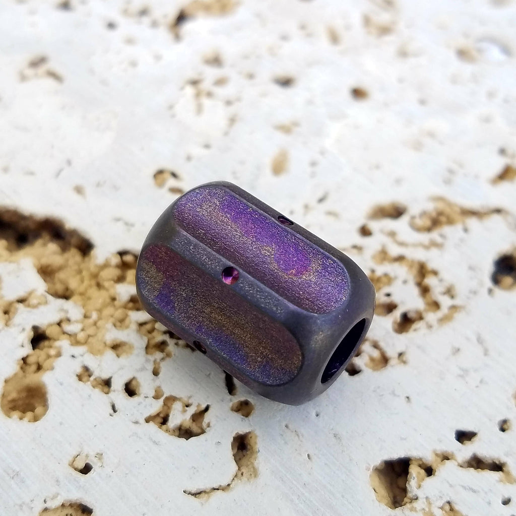 Titanium Hex Lanyard Beads - Ti Survival