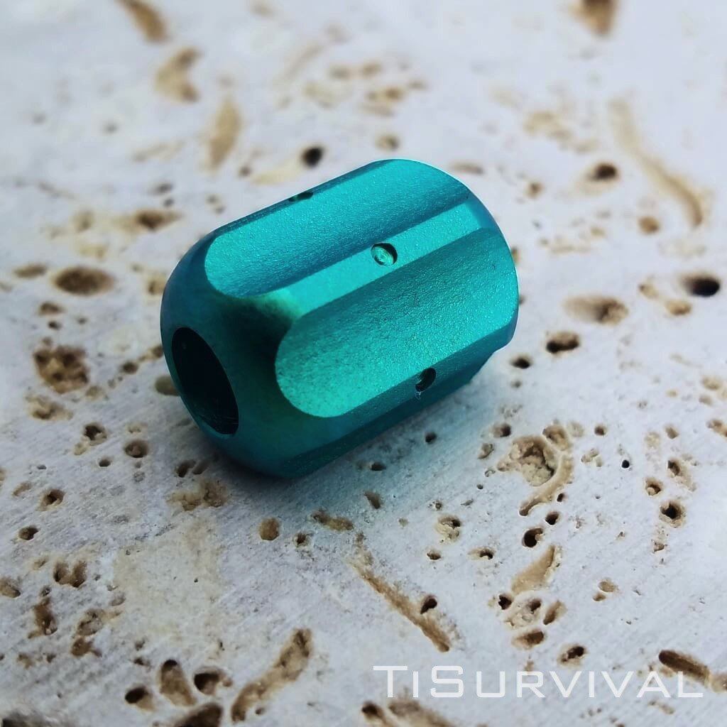 Titanium Hex Lanyard Beads - Ti Survival