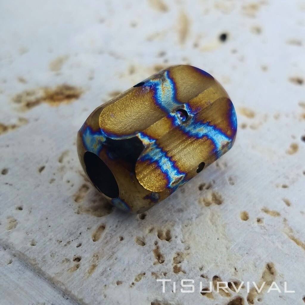 Titanium Hex Lanyard Beads - Ti Survival
