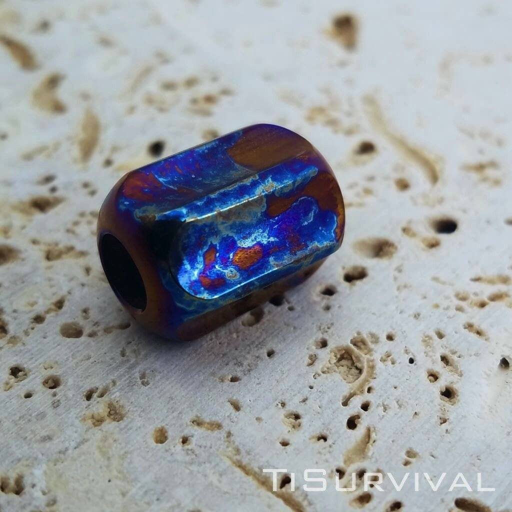 Titanium Hex Lanyard Beads - Ti Survival