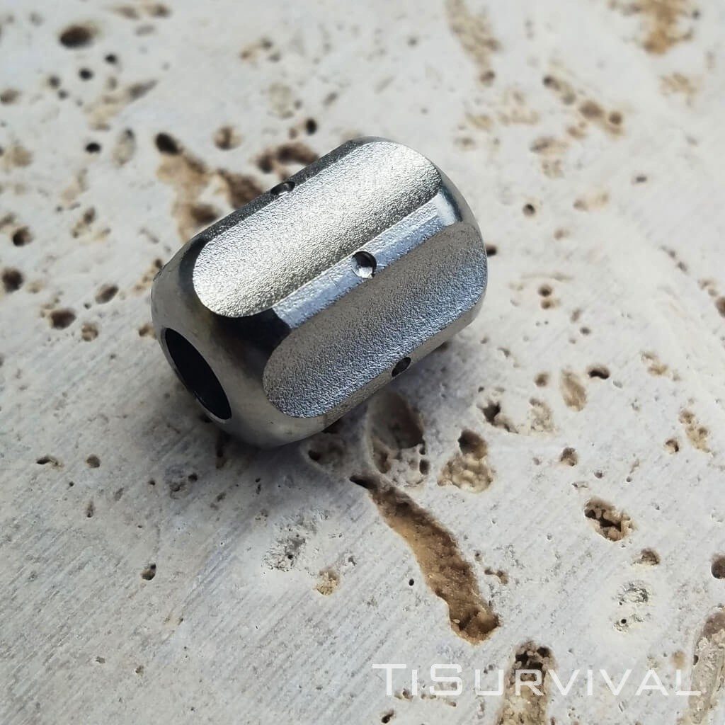 Titanium Hex Lanyard Beads - Ti Survival