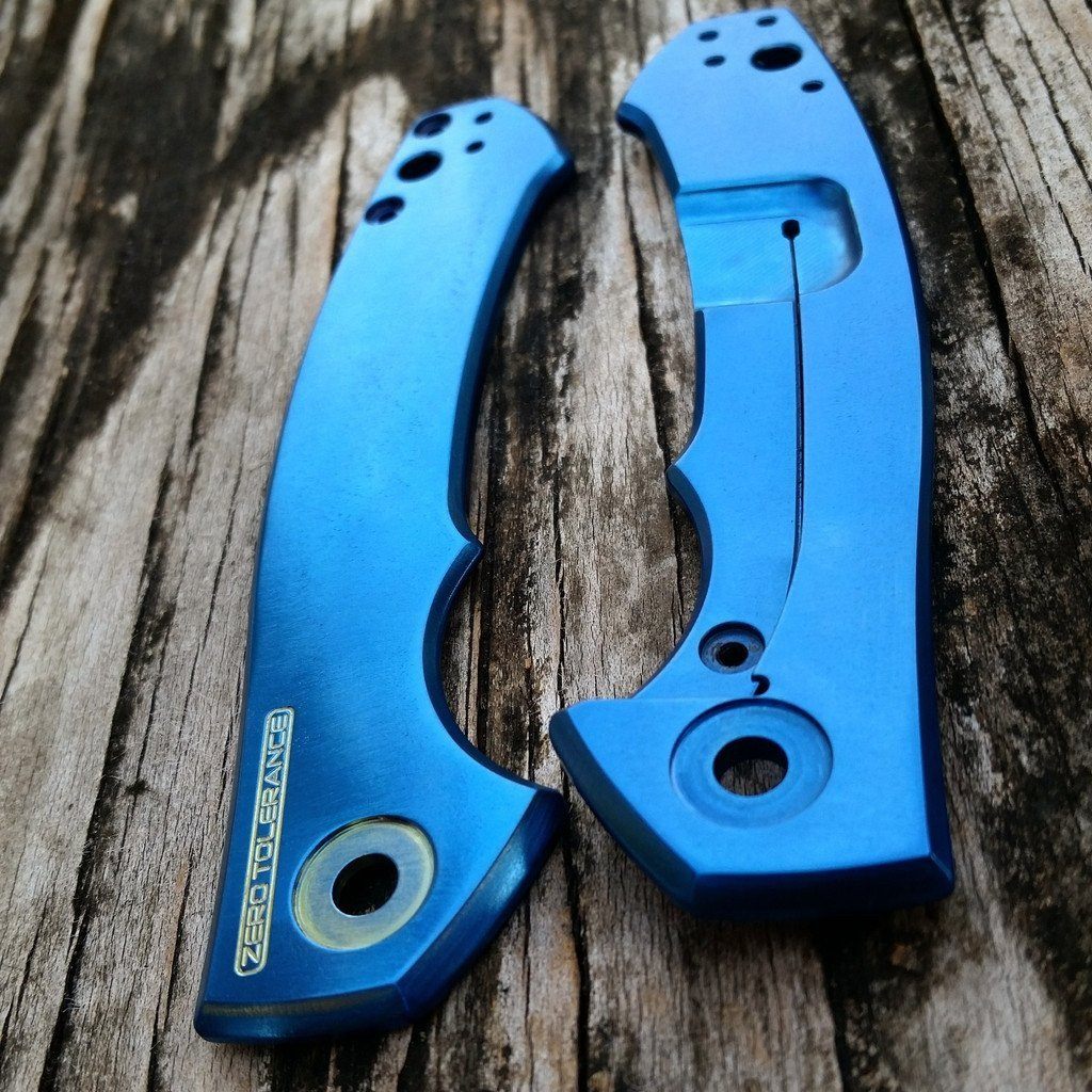 Titanium Knife Anodizing Services - Ti Survival