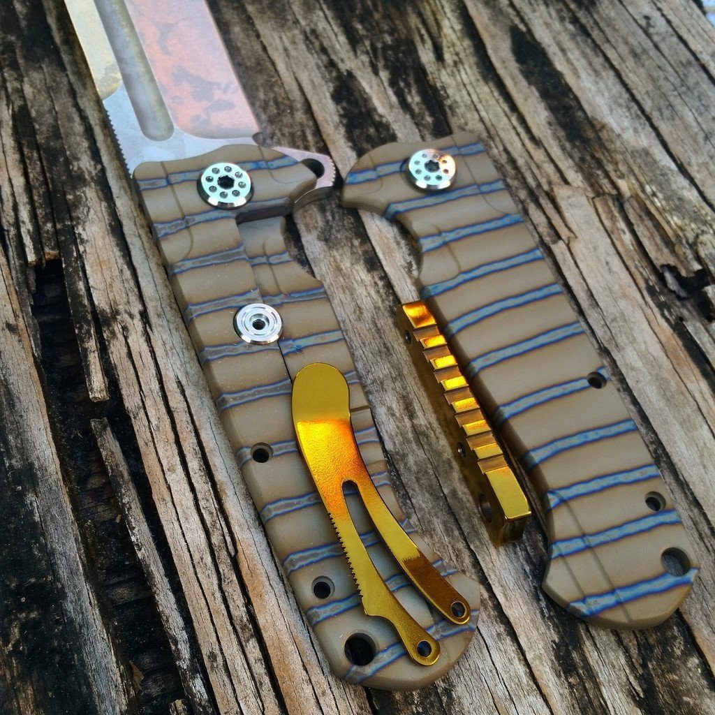 Titanium Knife Anodizing Services - Ti Survival