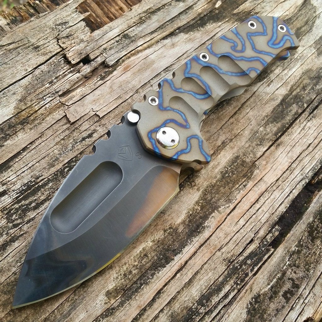 Titanium Knife Anodizing Services - Ti Survival
