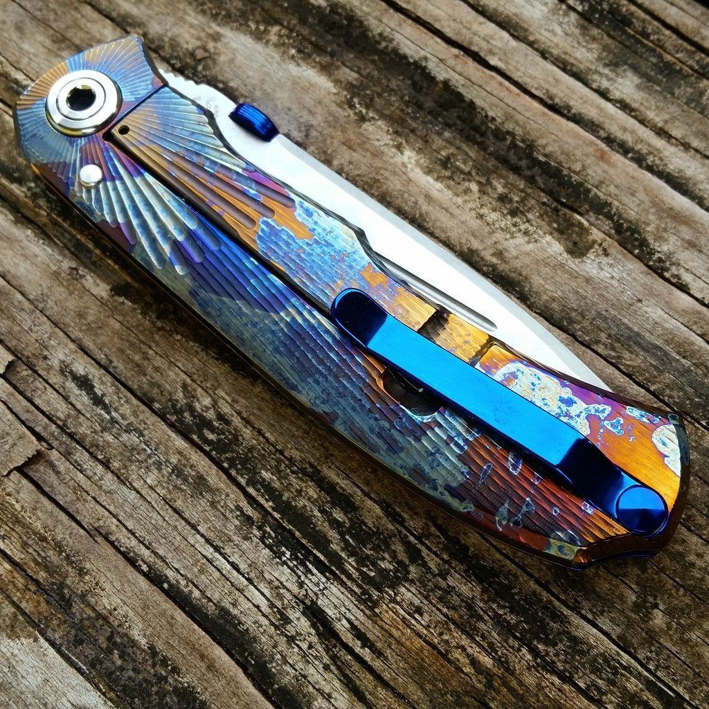 Titanium Knife Anodizing Services - Ti Survival