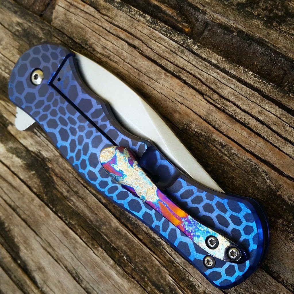 Titanium Knife Anodizing Services - Ti Survival