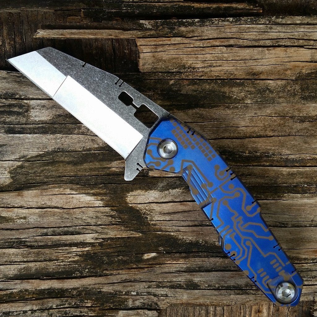 Titanium Knife Anodizing Services - Ti Survival