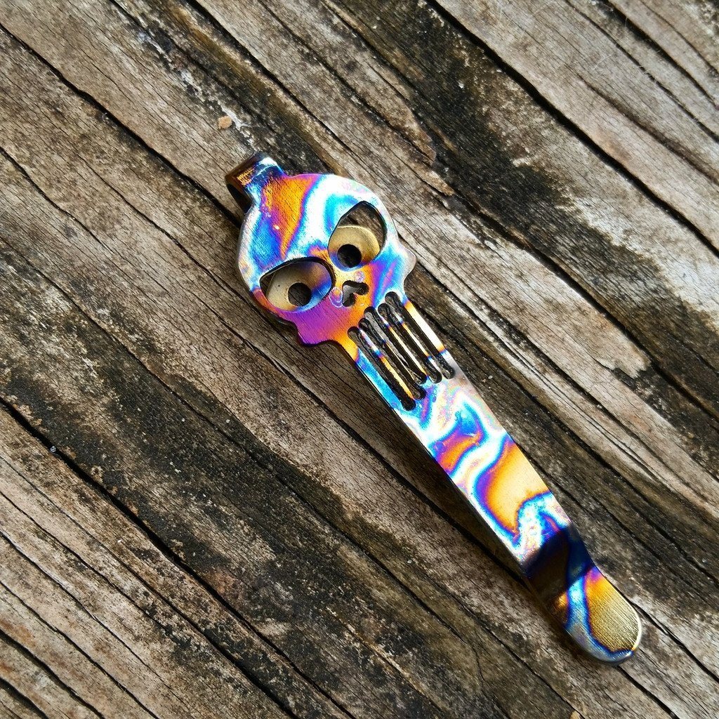 Titanium Knife Anodizing Services - Ti Survival