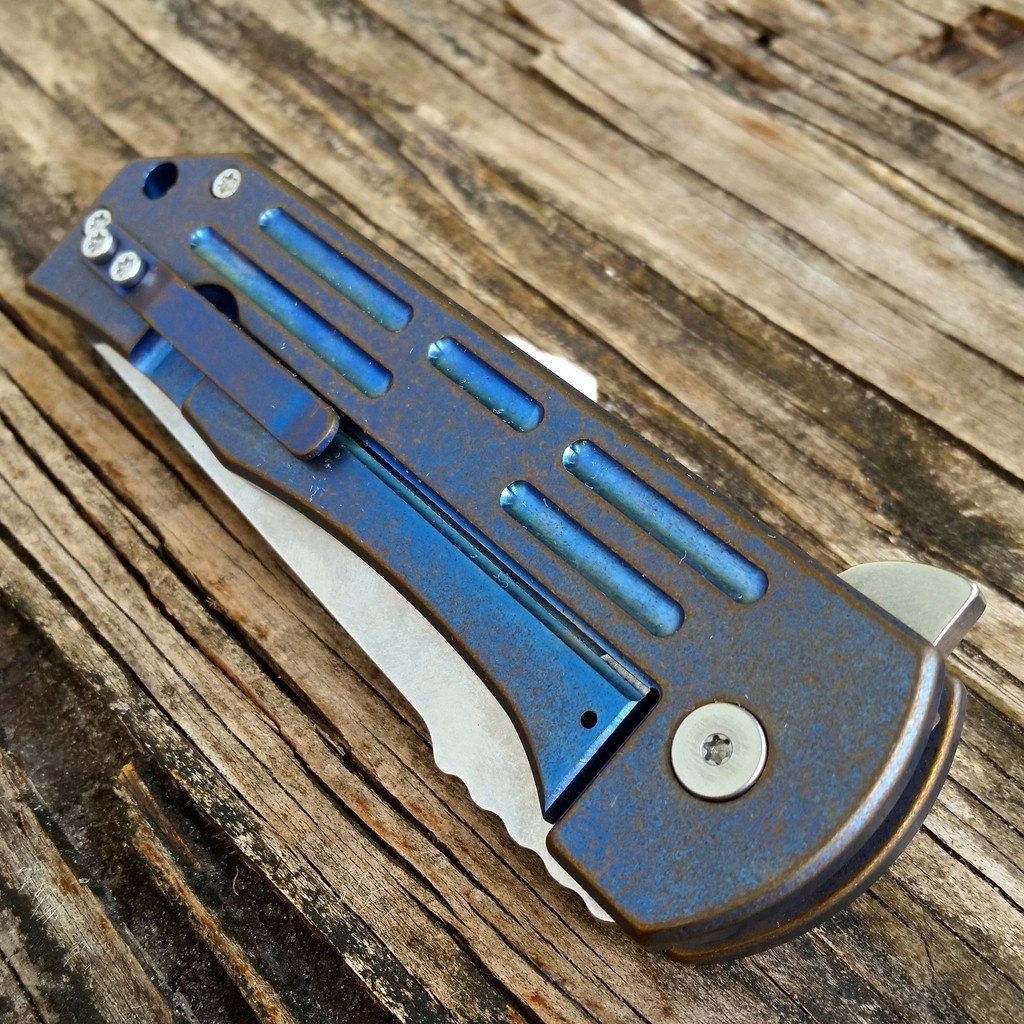 Titanium Knife Anodizing Services - Ti Survival