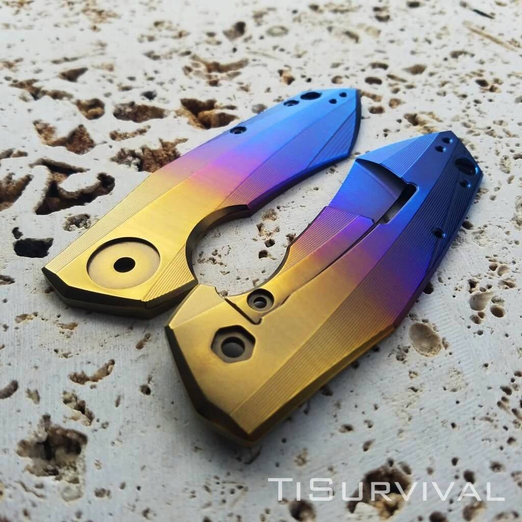 Titanium Knife Anodizing Services - Ti Survival