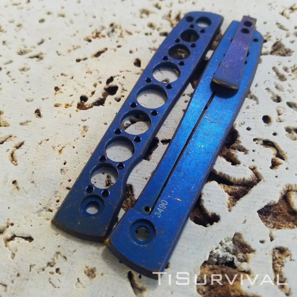 Titanium Knife Anodizing Services - Ti Survival