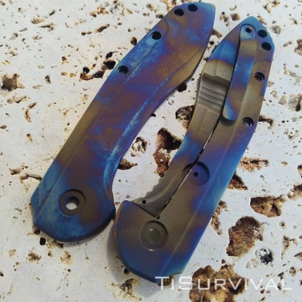 Titanium Knife Anodizing Services - Ti Survival