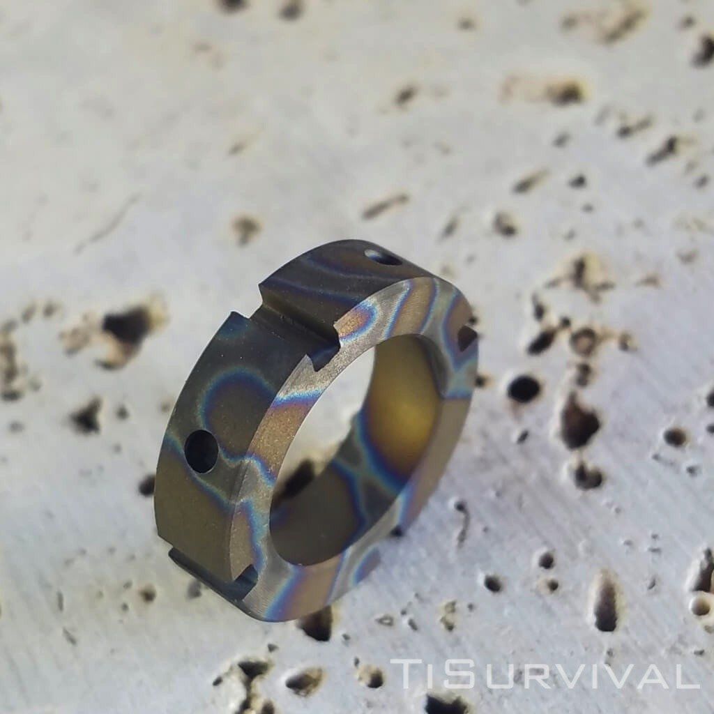 Titanium Lanyard Rings - Ti Survival