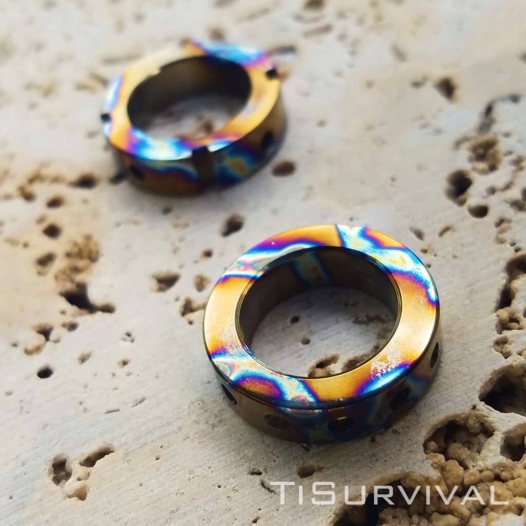 Titanium Lanyard Rings - Ti Survival