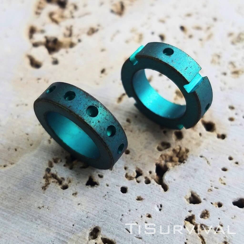 Titanium Lanyard Rings - Ti Survival