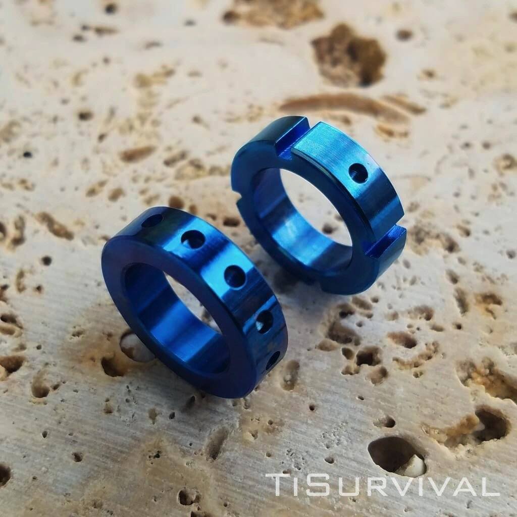 Titanium Lanyard Rings - Ti Survival