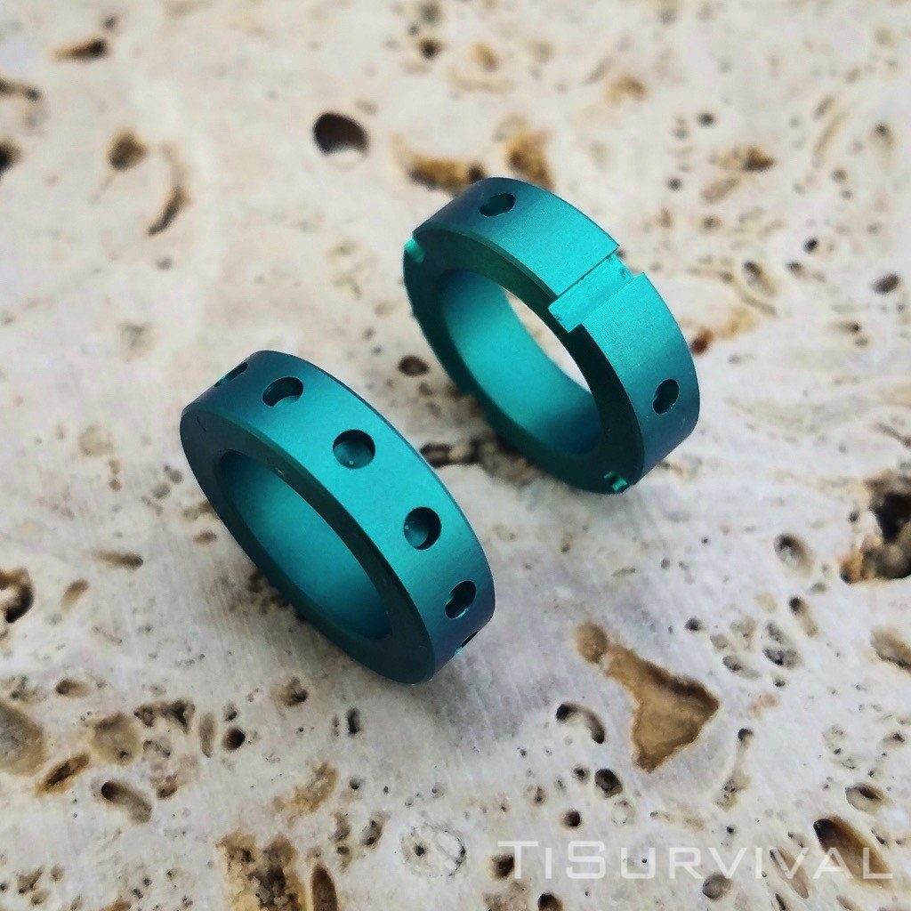 Titanium Lanyard Rings - Ti Survival