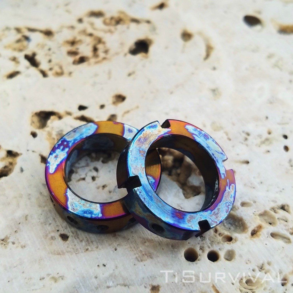 Titanium Lanyard Rings - Ti Survival