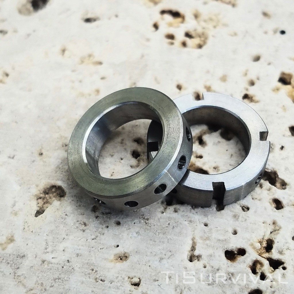 Titanium Lanyard Rings - Ti Survival