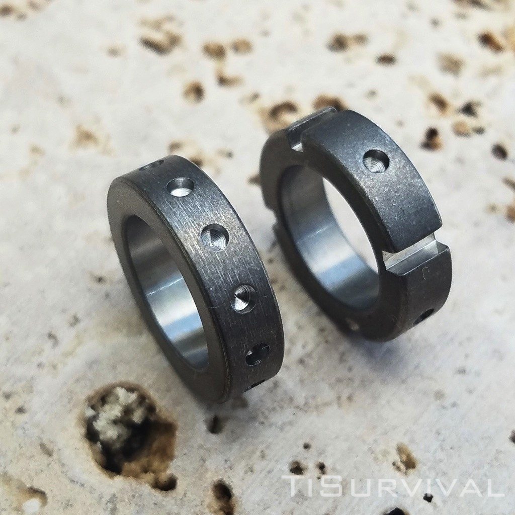 Titanium Lanyard Rings - Ti Survival