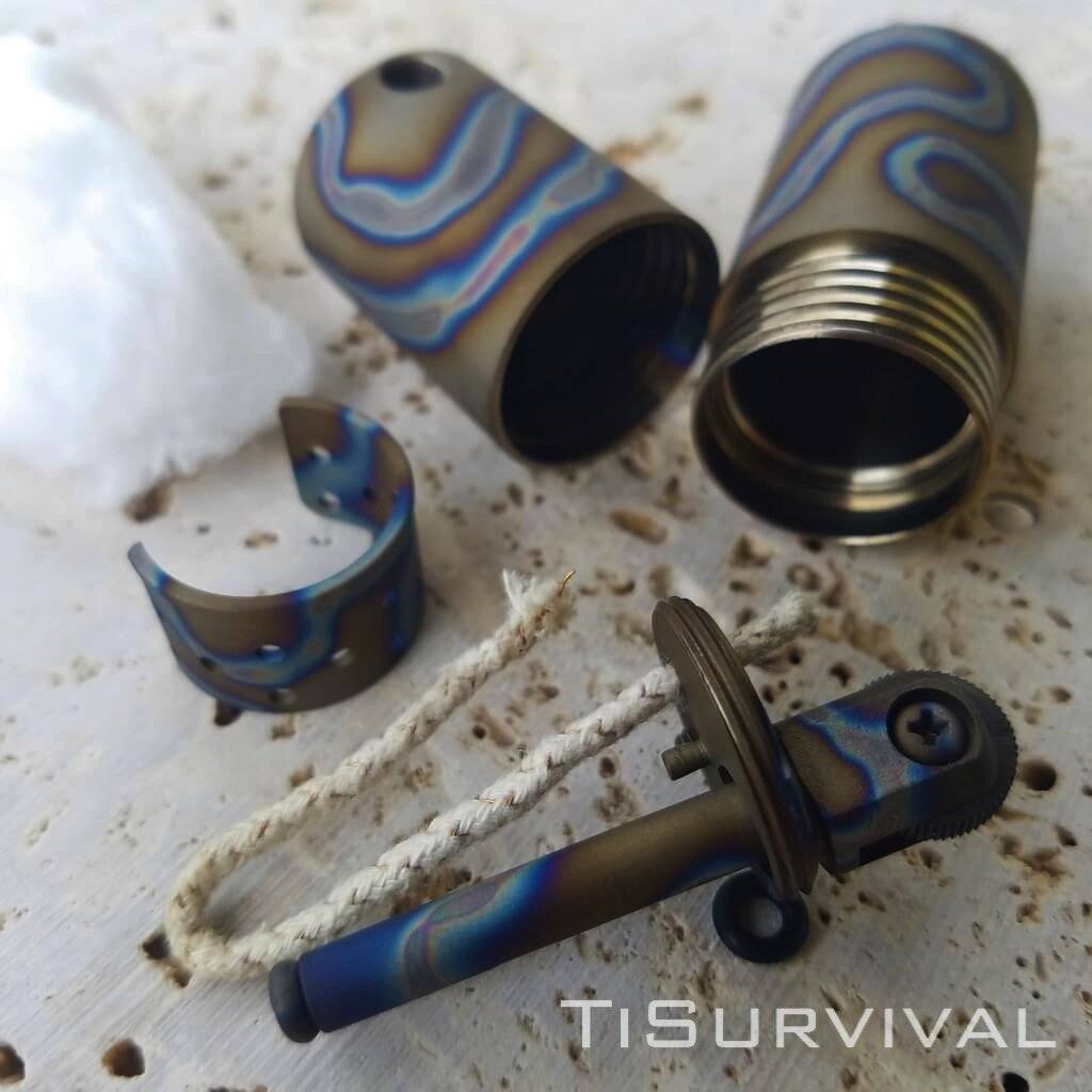 Exo Flame Titanium Lighter - Ti Survival