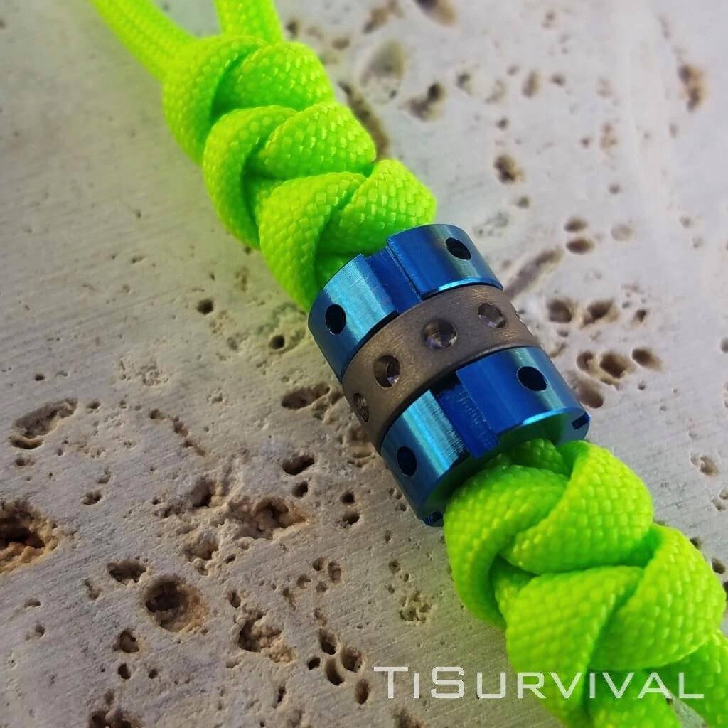 tool belt keychain paracord snake knot