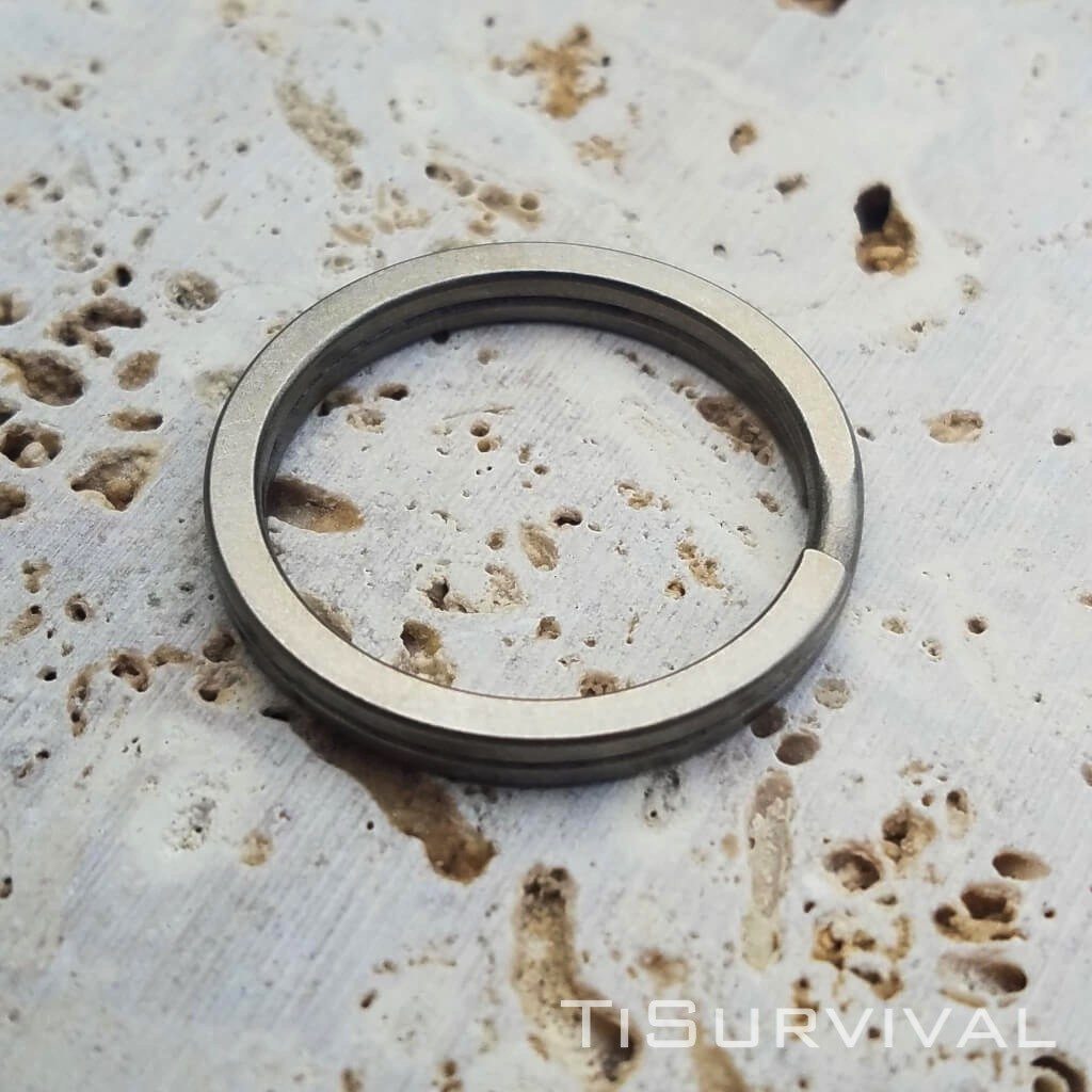 Preimium Solid Brass Split Key Ring Brass Connectors Flat Keyrings