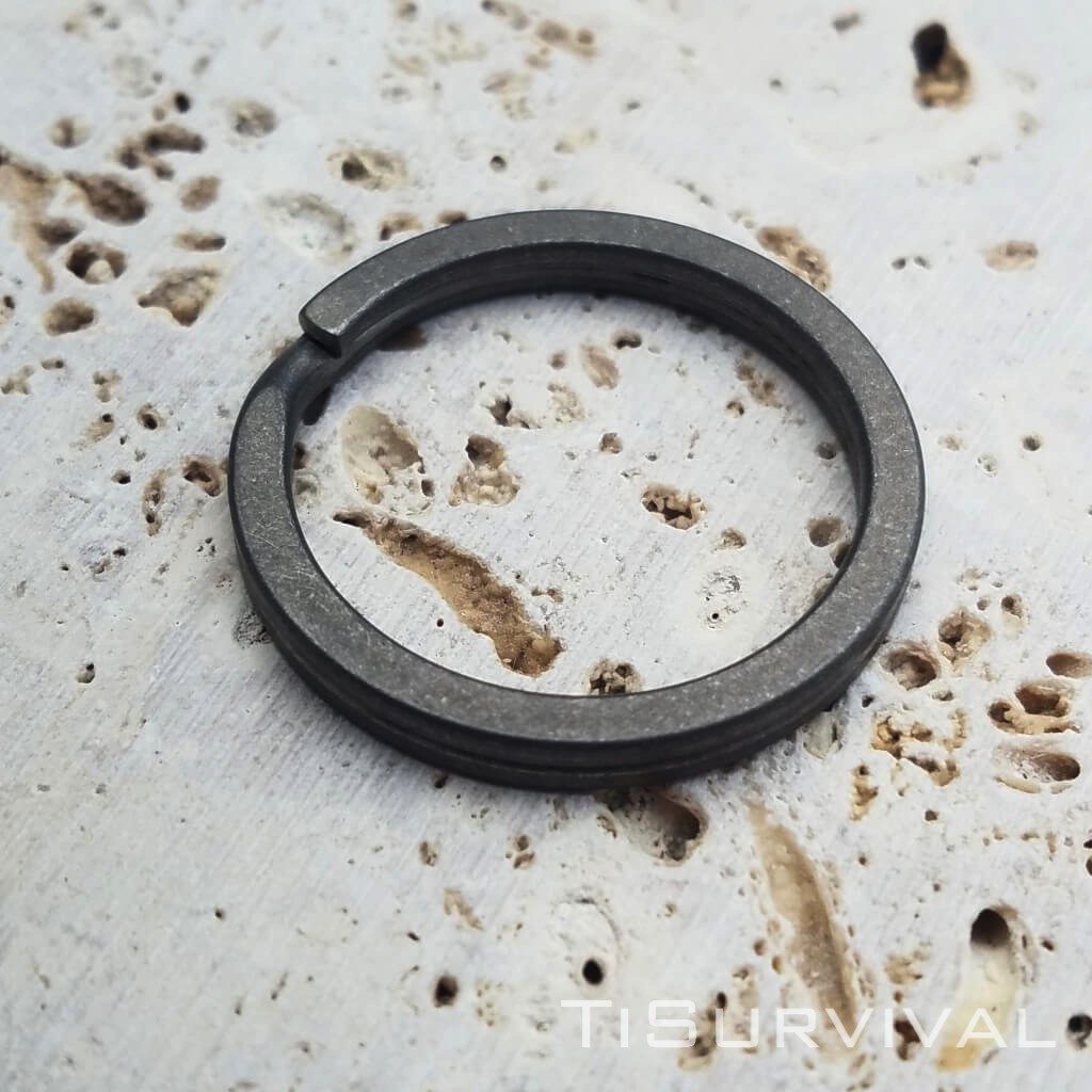 Titanium Split Rings - Ti Survival