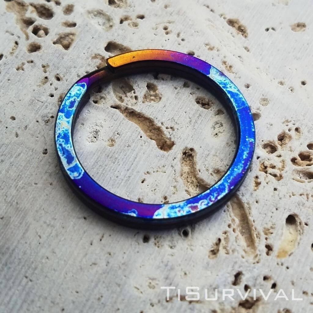 Titanium Split Rings - Ti Survival