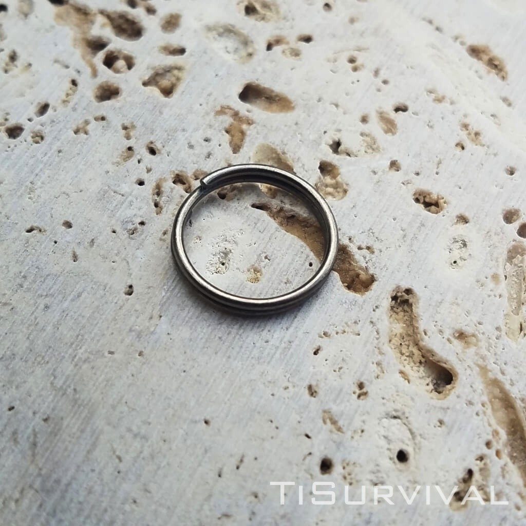 Titanium Split Rings - Ti Survival