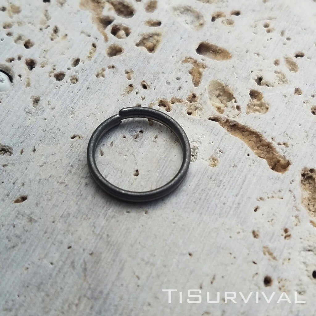 Titanium Split Rings - Ti Survival