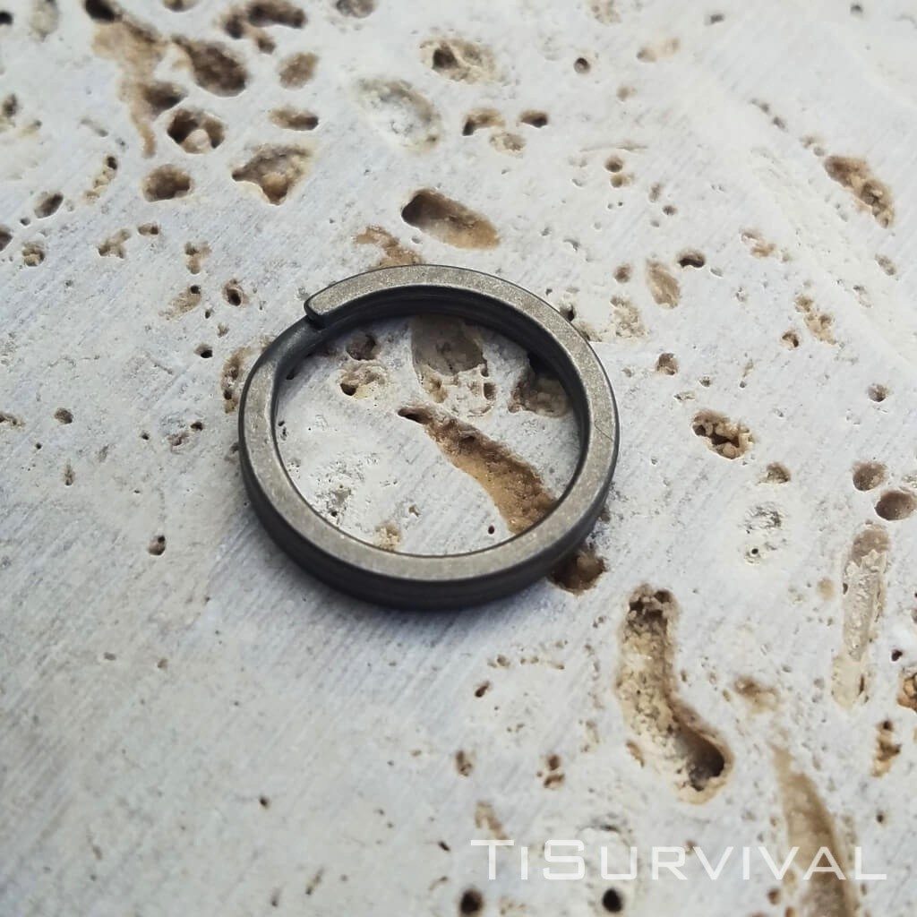 Titanium Split Rings - Ti Survival