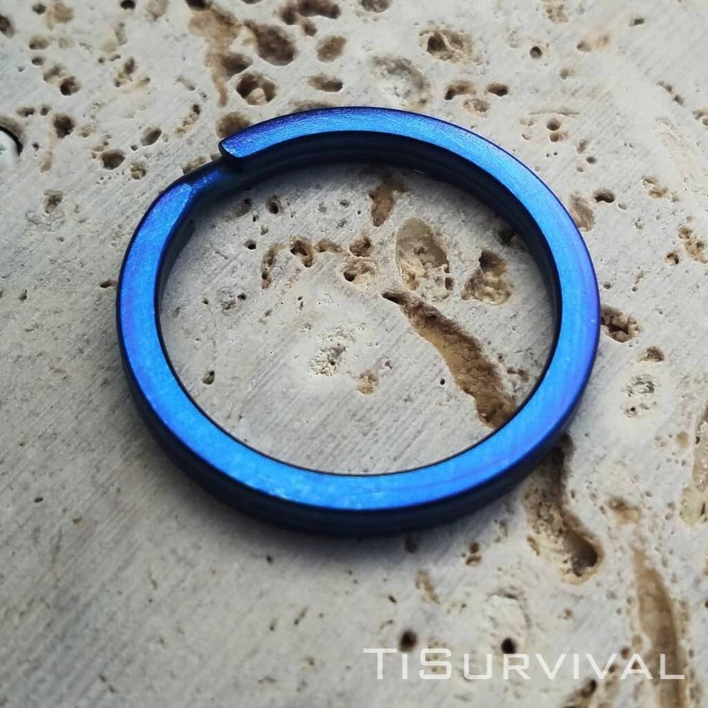 Titanium Split Rings - Ti Survival