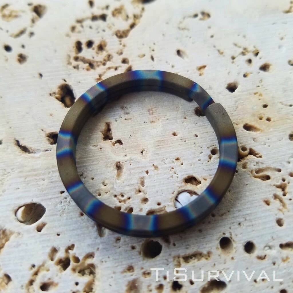 Titanium Split Rings - Ti Survival