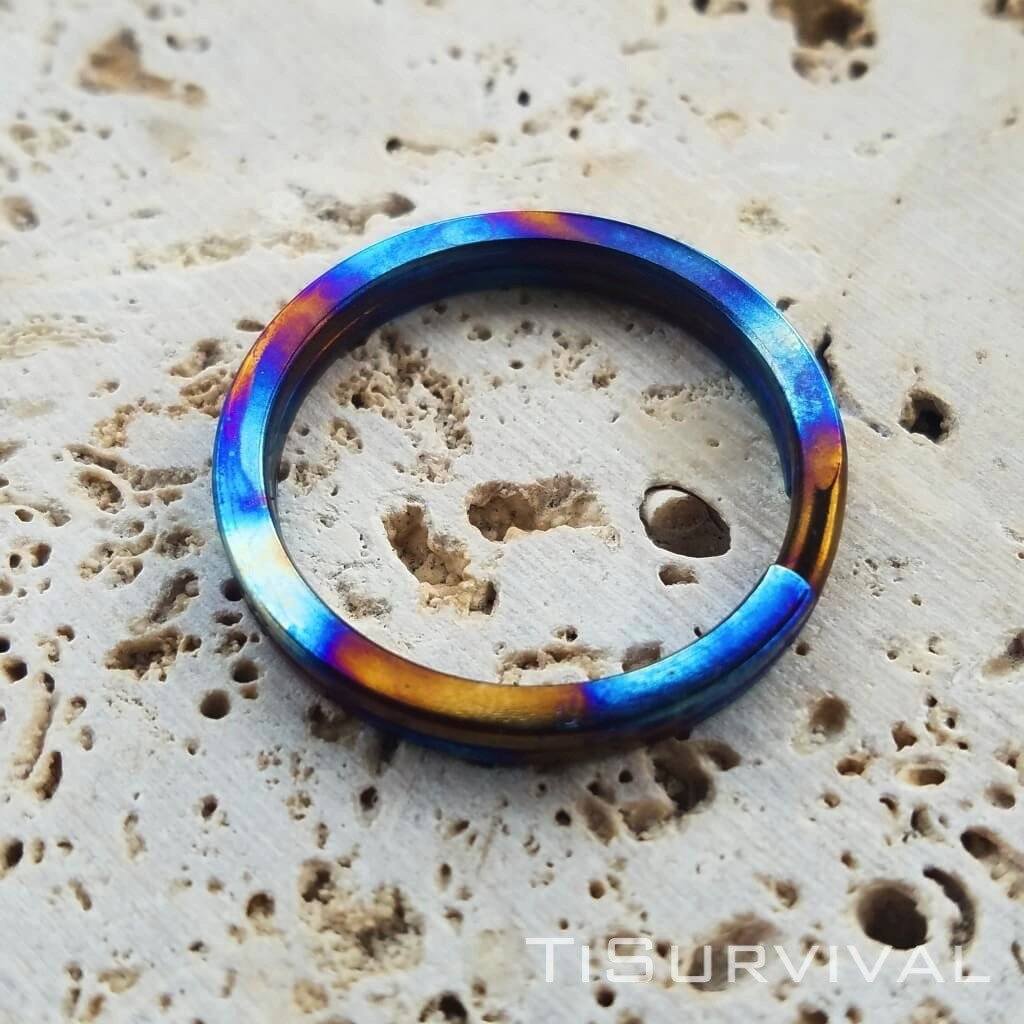 Titanium Split Rings - Ti Survival