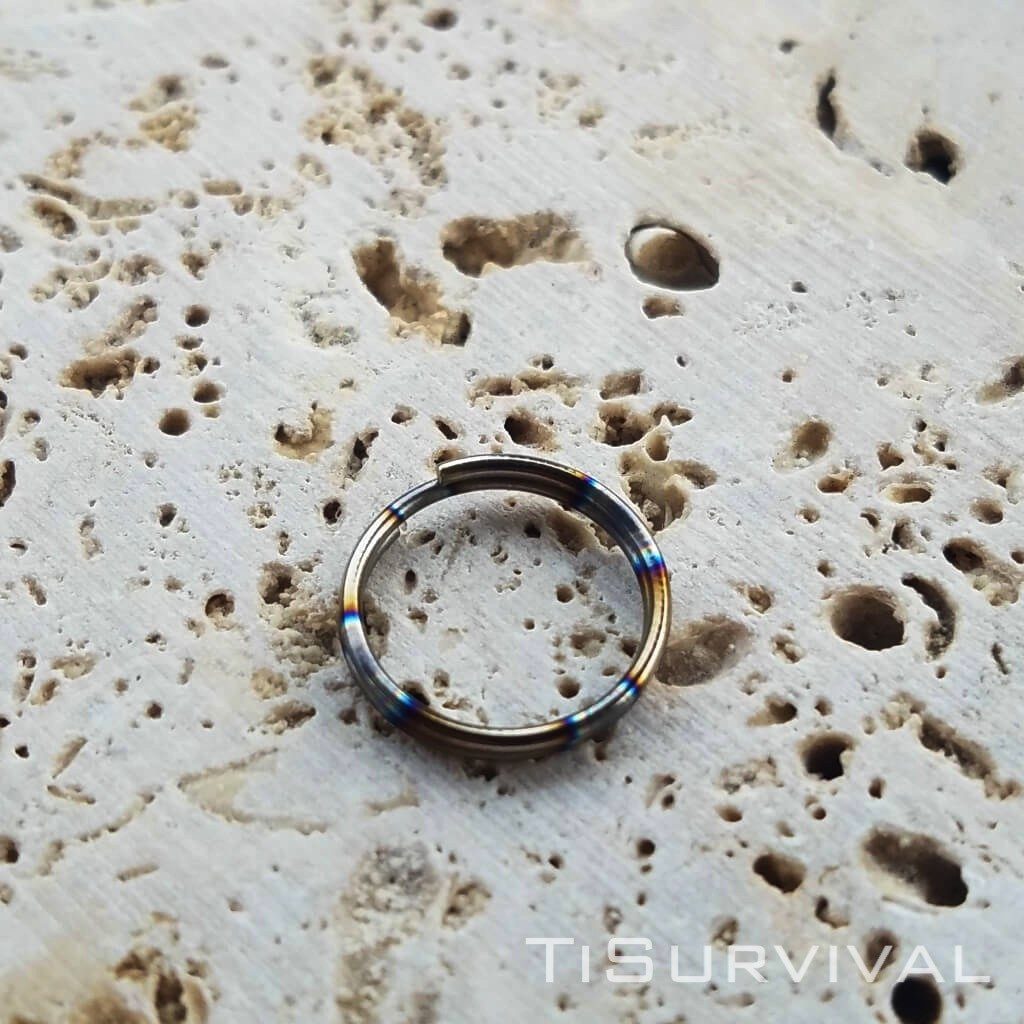 Titanium Split Rings - Ti Survival