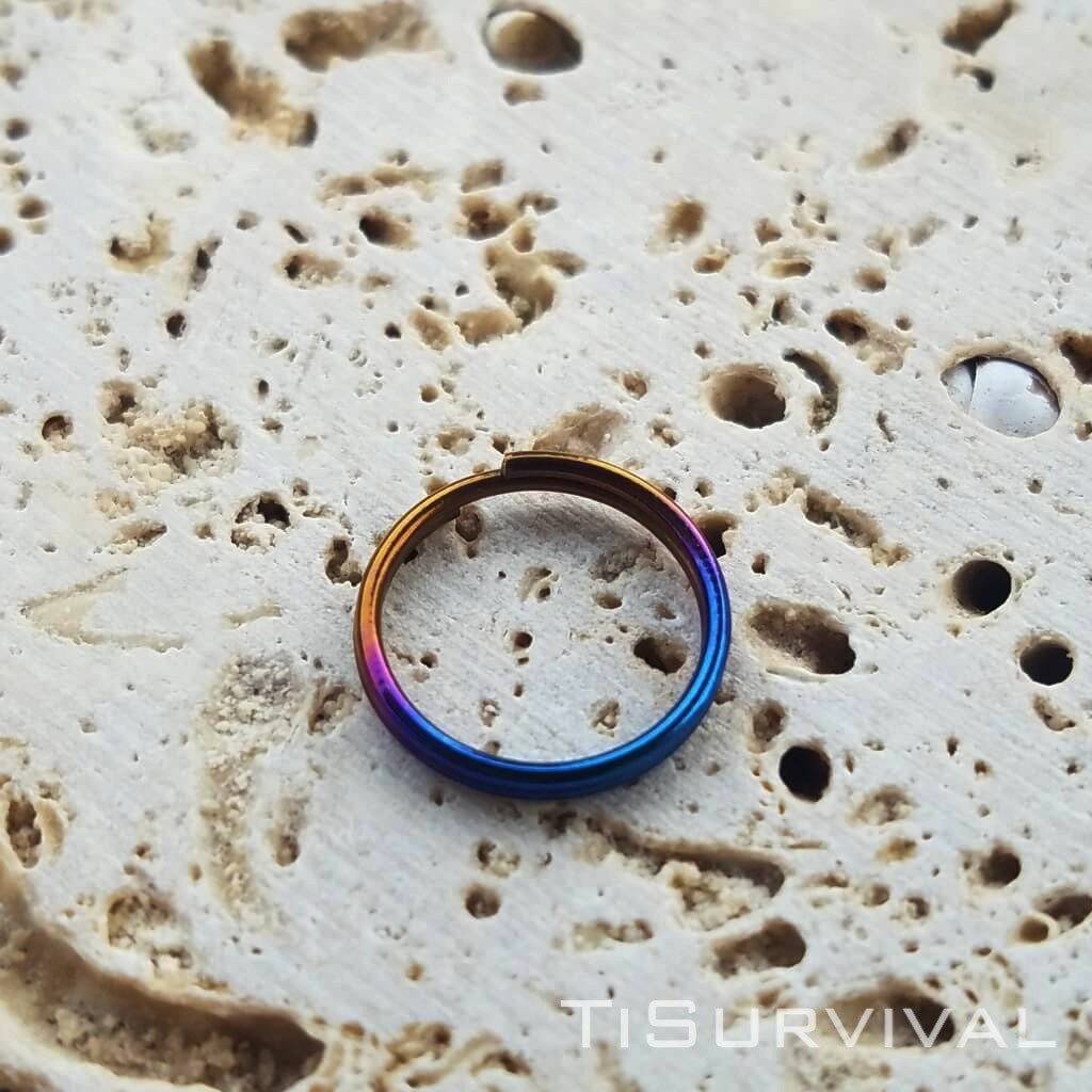 Titanium Split Rings - Ti Survival