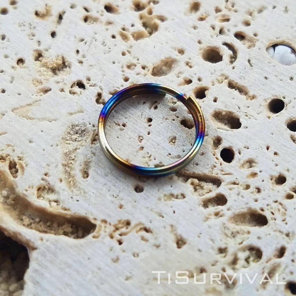 Titanium Split Rings - Ti Survival