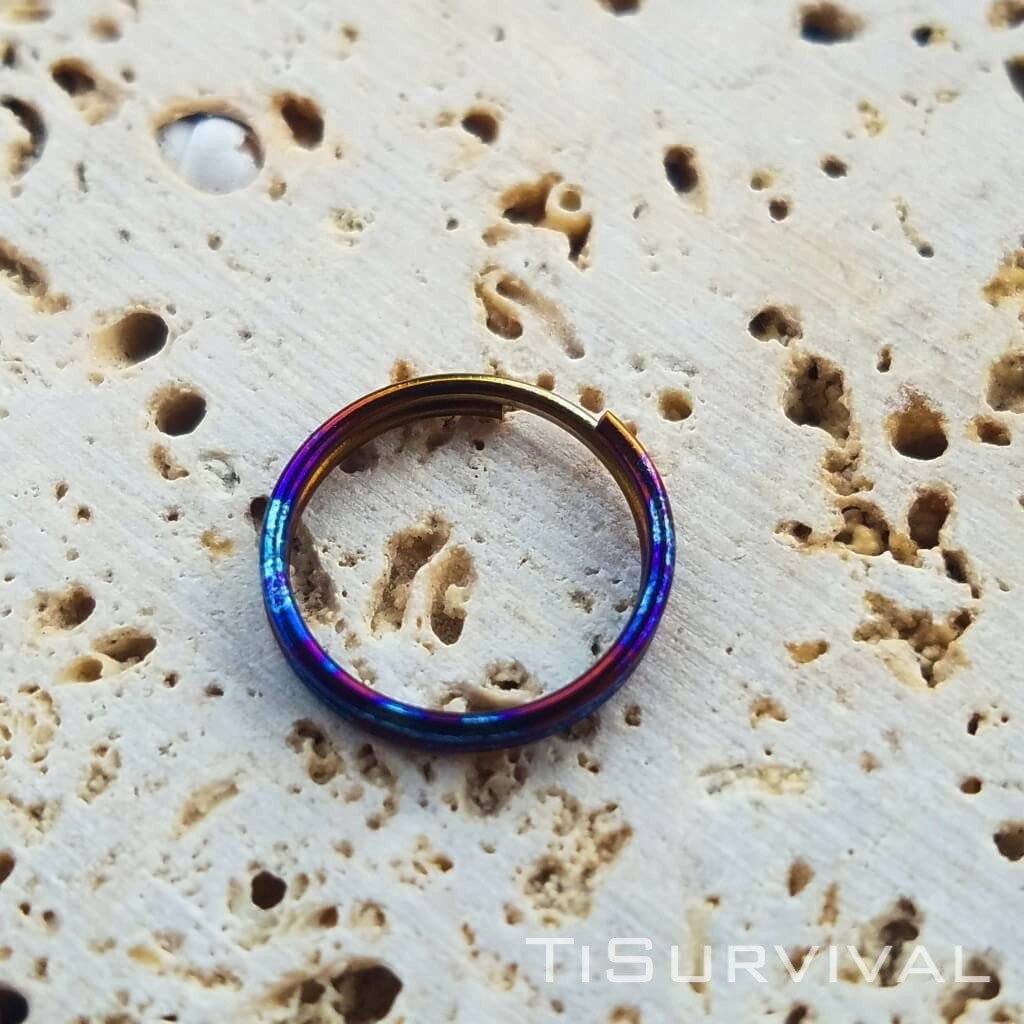 Titanium Split Rings - Ti Survival