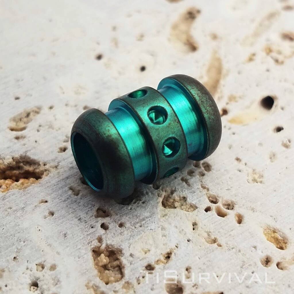 Titanium Droid Lanyard Beads - Ti Survival