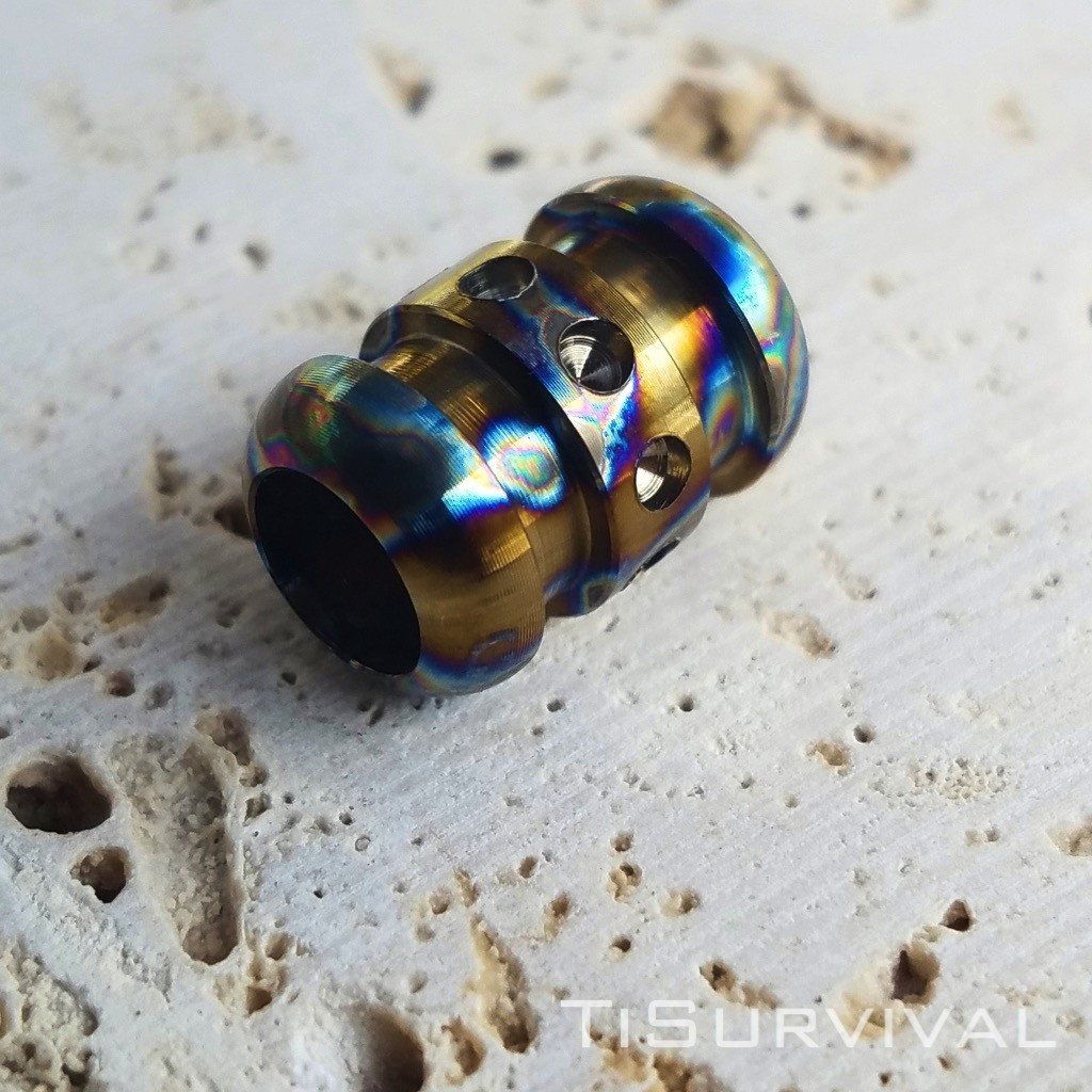 Titanium Droid Lanyard Beads - Ti Survival