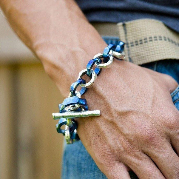 Titanium Sterling Silver Bracelet - Ti Survival