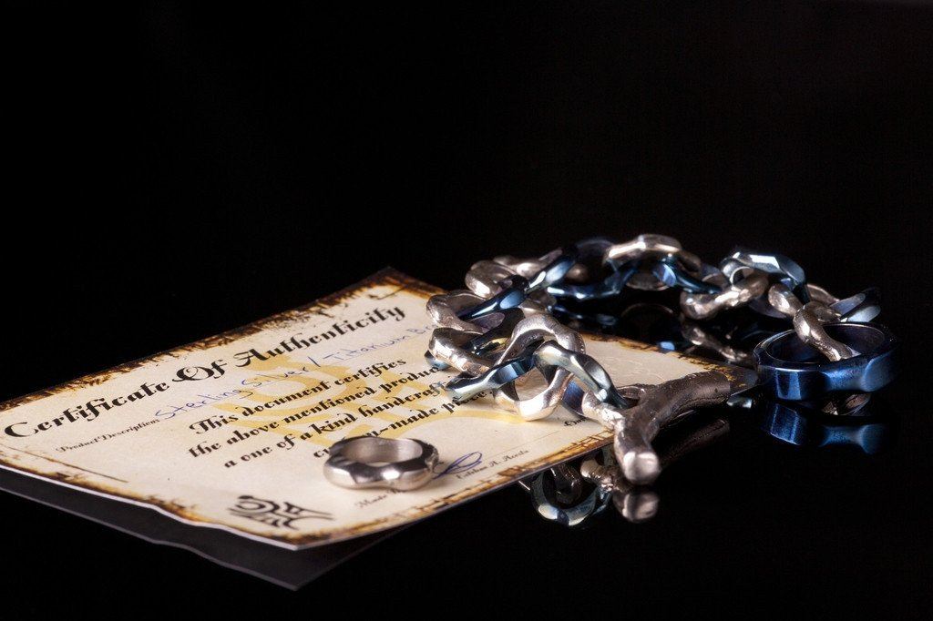 Titanium Sterling Silver Bracelet - Ti Survival