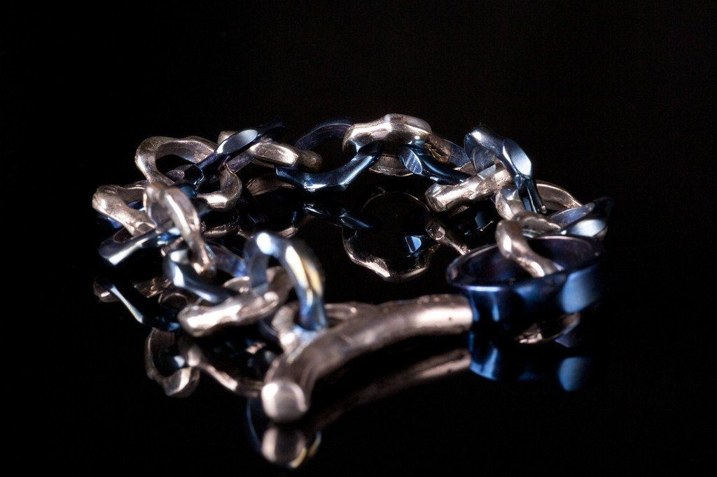 Titanium Sterling Silver Bracelet - Ti Survival