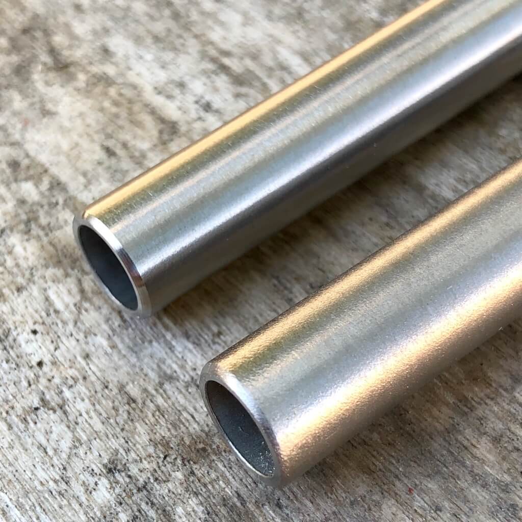 Titanium Straw Plain and Orange Peel Finish