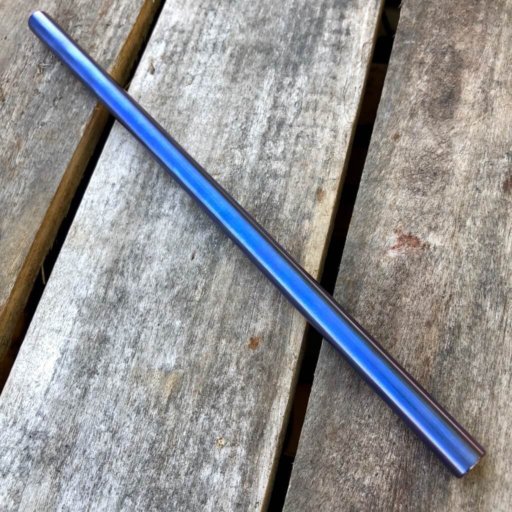 Titanium Straw Blue Anodizing