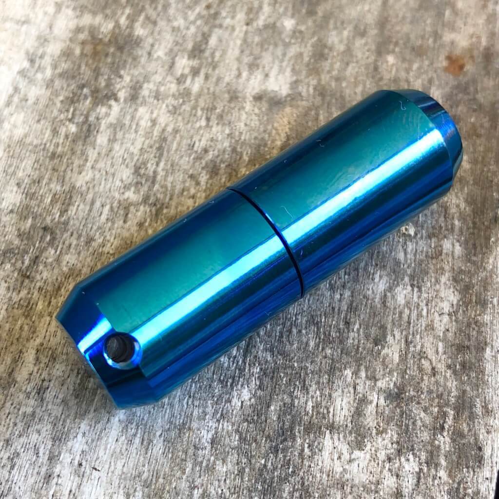 Exo Runt Titanium Lighter and Pill Fob - Ti Survival